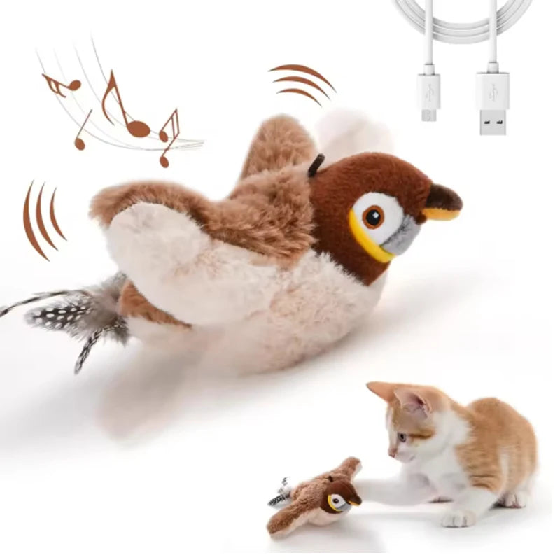 Chirping & Flapping Bird Cat Toy — product view 7