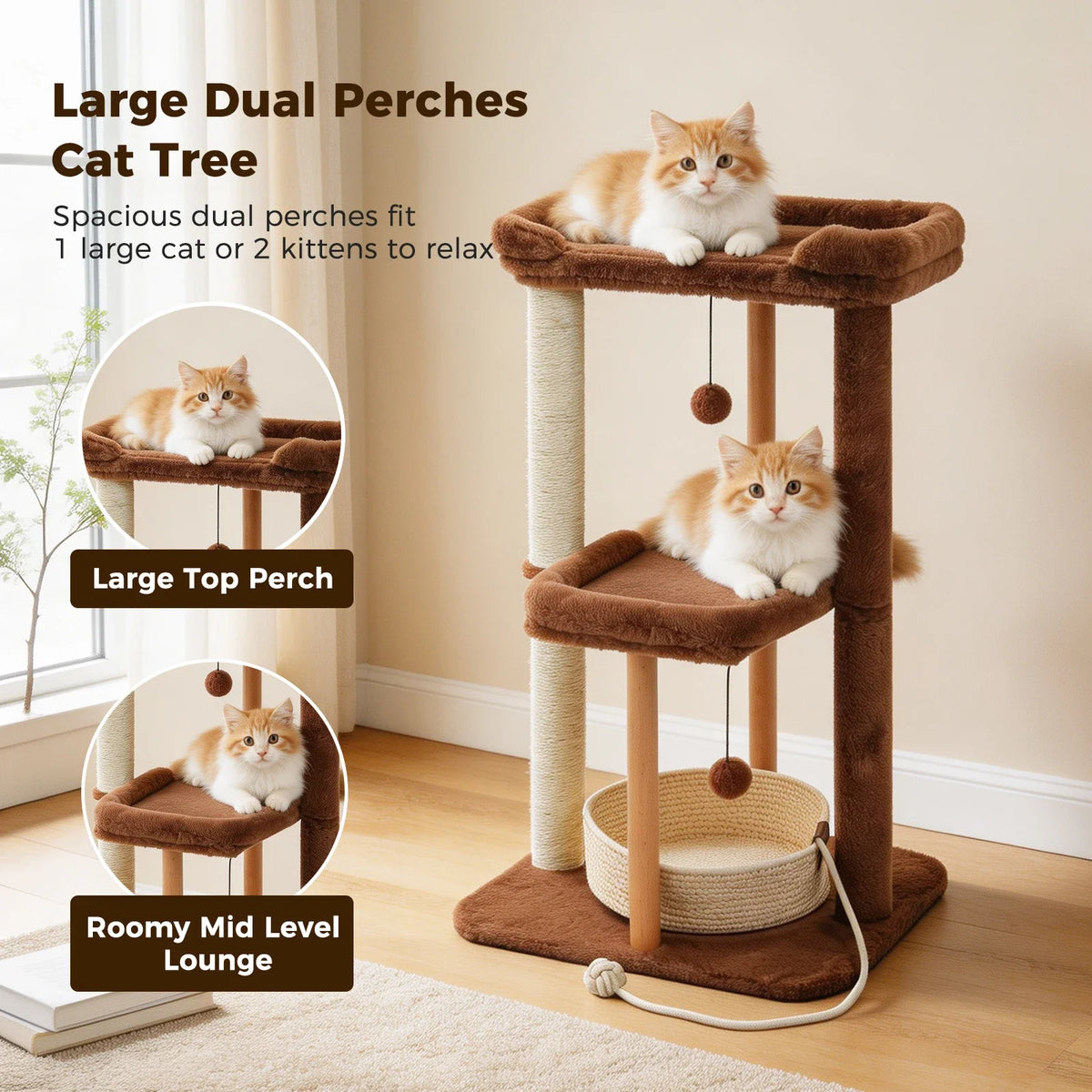 Wood Cat Tree